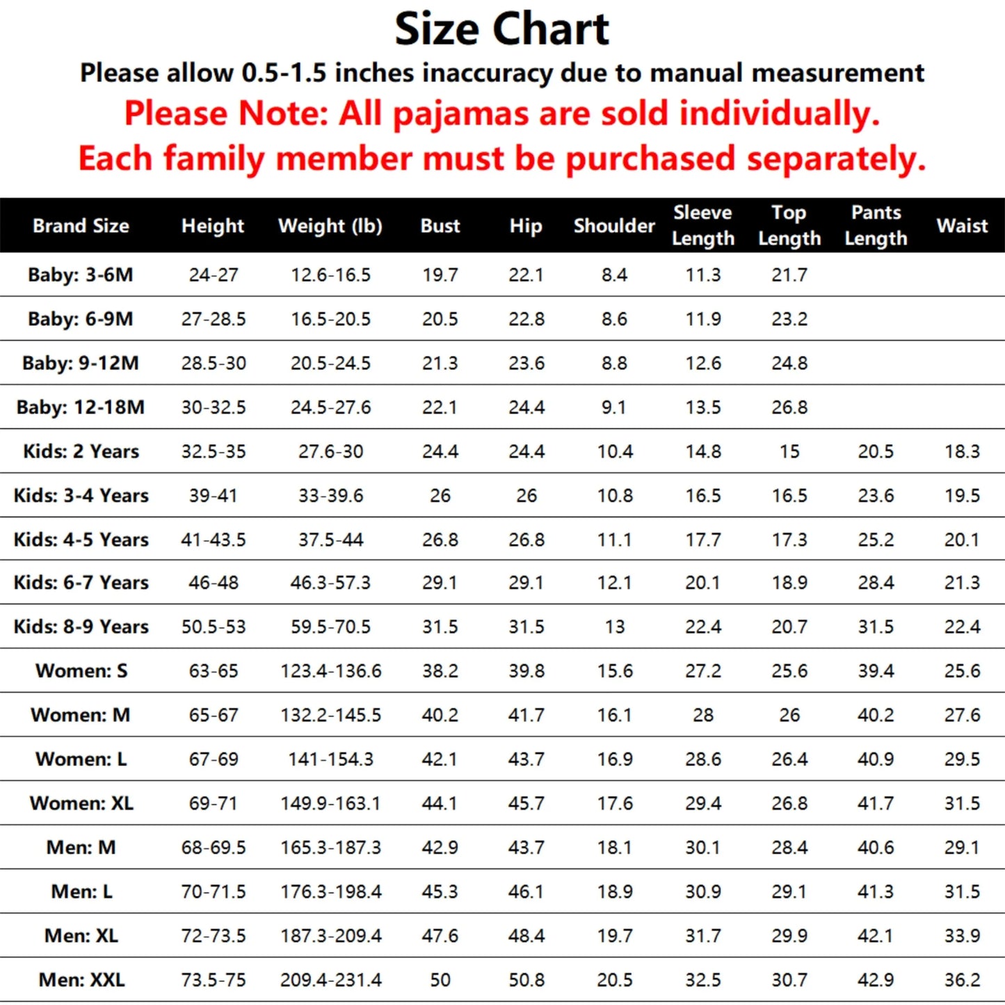 Christmas Pajamas Family Matching 2 Piece Pjs Sets for Kids Girls Boys Deer Long Sleeve Top & Plaid Pants with Socks Holiday Sleepwear, Black/White, 4-5 Years