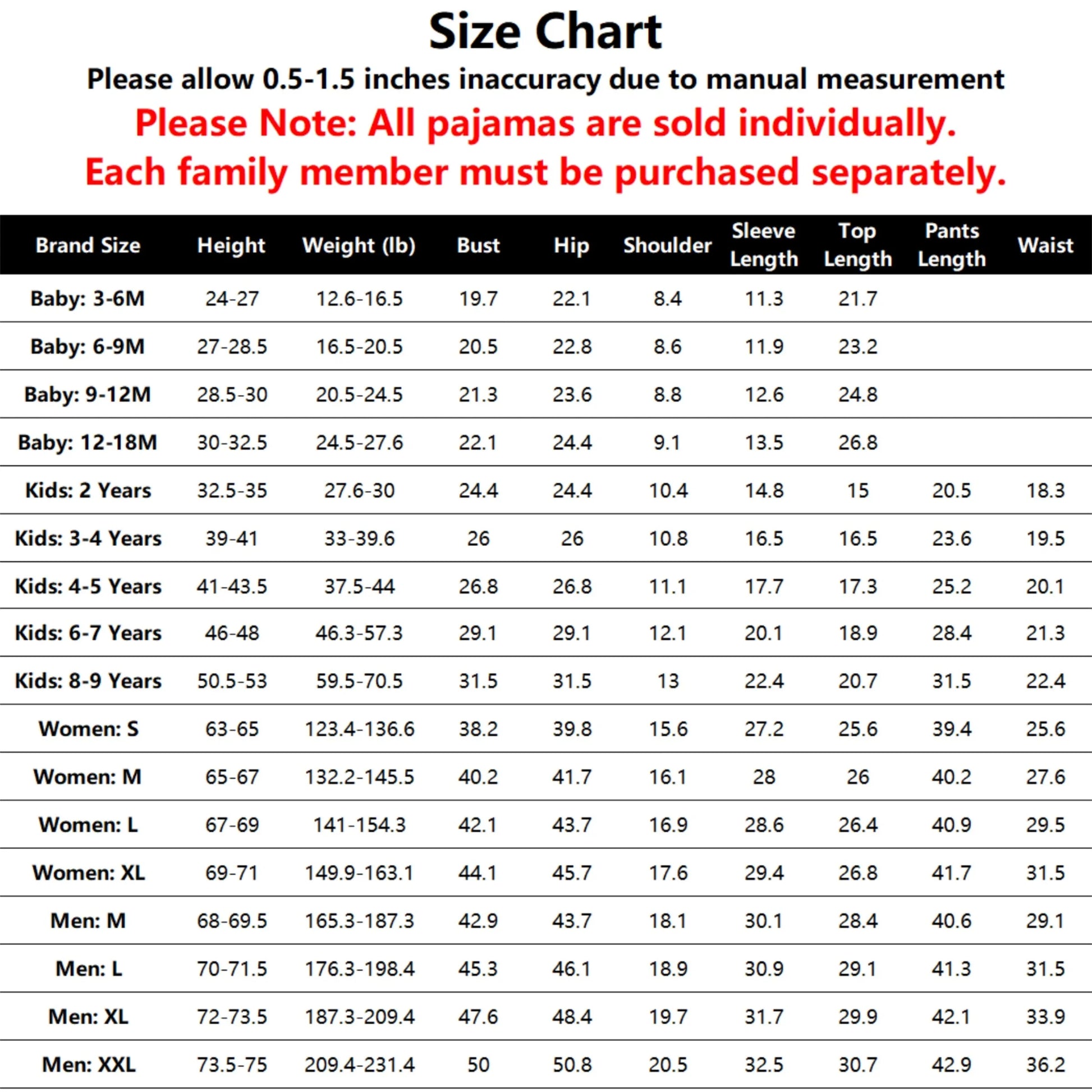 Christmas Pajamas Family Matching 2 Piece Pjs Sets for Kids Girls Boys Deer Long Sleeve Top & Plaid Pants with Socks Holiday Sleepwear, Black/White, 4-5 Years