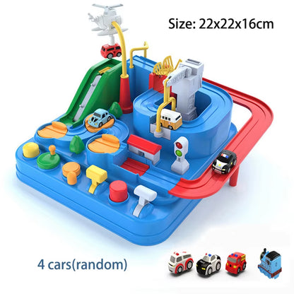 Racing Rail Car Model Space Aerospace Animals Educational Toys Children Train Track Adventure Brain Mechanical Interactive Game