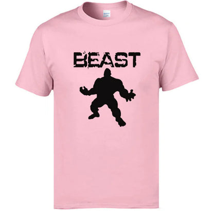 Giant Printed Short Sleeve Sport T-Shirt - BEAST
