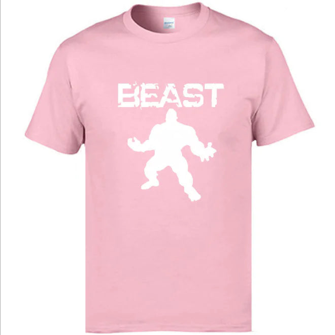 Giant Printed Short Sleeve Sport T-Shirt - BEAST
