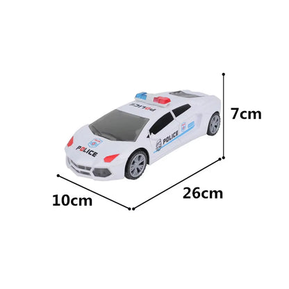 Kids Led Electric Car Toy Police 360 Degree Rotary Wheels Cool Lighting Music Door Open Kids Electronic Car Toys for Children