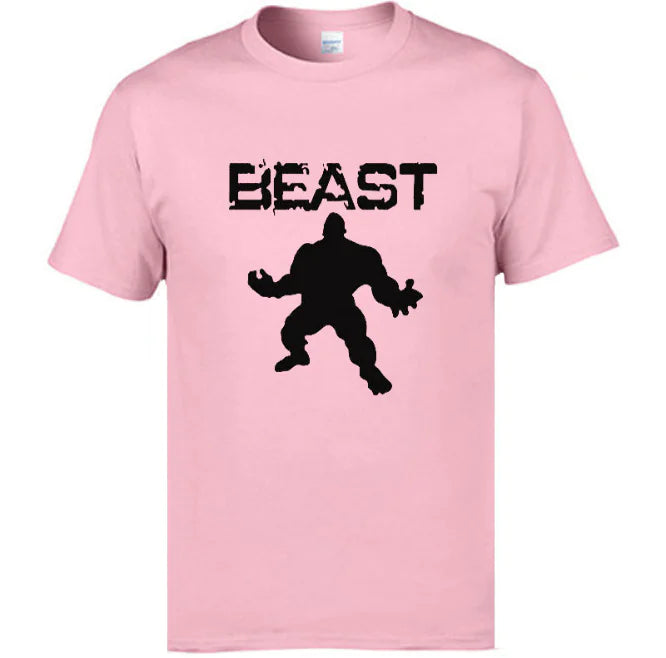 Giant Printed Short Sleeve Sport T-Shirt - BEAST